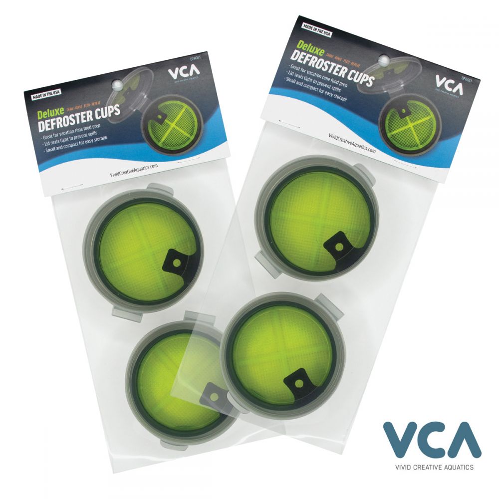 Deluxe Defroster Cups - Easy preparation of frozen fish food