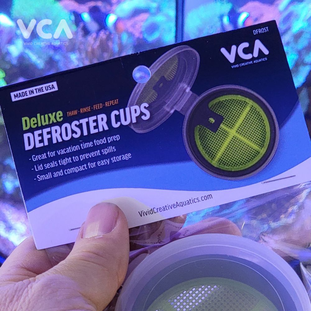 Deluxe Defroster Cups - Easy preparation of frozen fish food