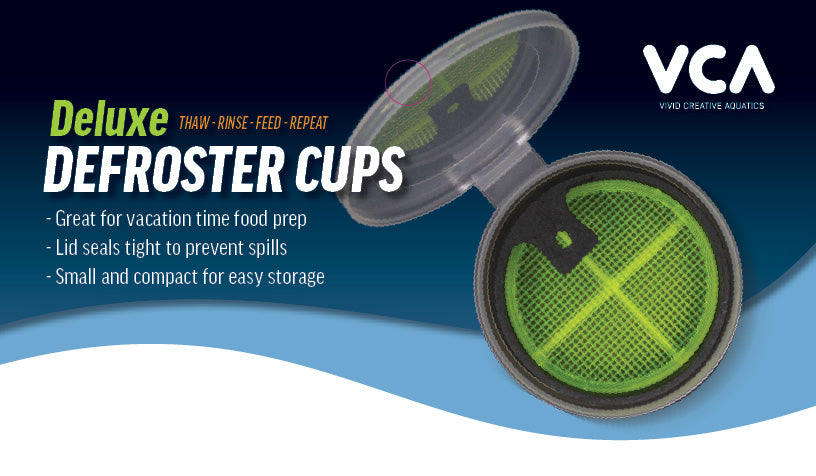 Deluxe Defroster Cups - Easy preparation of frozen fish food